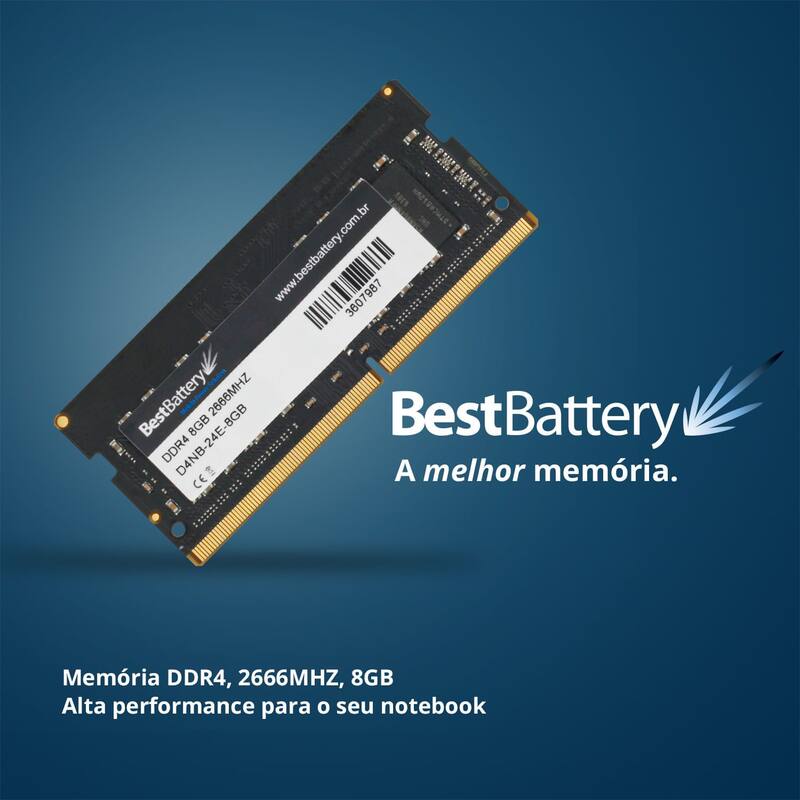 Memoria RAM 8GB DDR4 2666Mhz para Notebook Lenovo - BestBattery